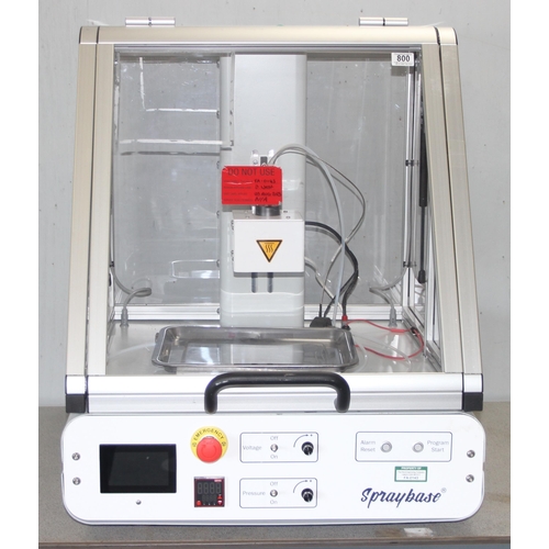 800 - A Spraybase model AS-1204-000-01D Melt Electrospinning Instrument - Spraybase® electrospinning instr... 