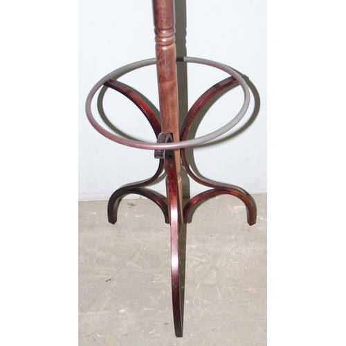 89 - A vintage bentwood freestanding coat, stick and umbrella stand, approx 183cm tall