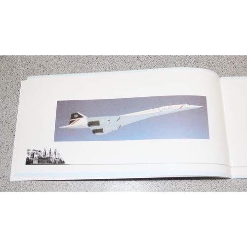 705 - Qty of vintage Concorde memorabilia to include 1992 Hugh Johnson's pocket wine book and flight certi... 