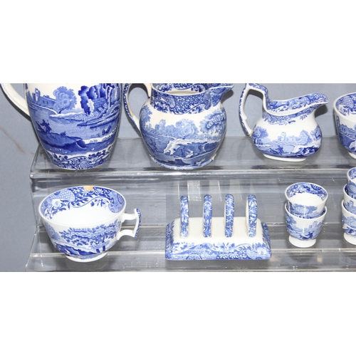 1746 - Copeland Spode blue & white Italian Pattern, a large qty of assorted vintage and modern pieces, vari... 