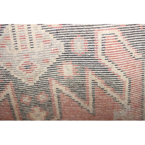 204 - 2 small runner rugs of red coloured ground, largest approx 139 x 37cm