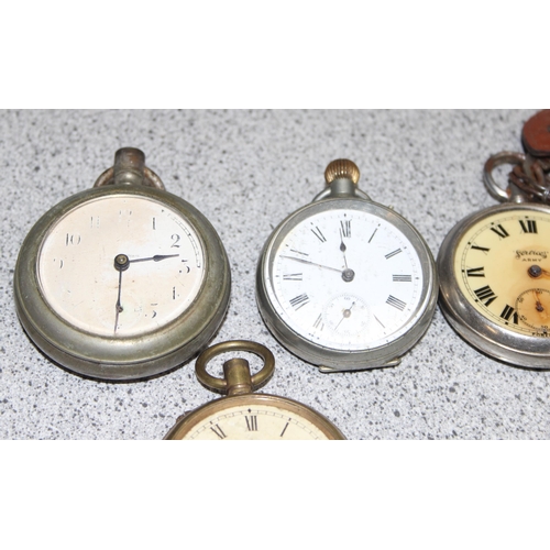 1318 - 6 assorted vintage pocket watches