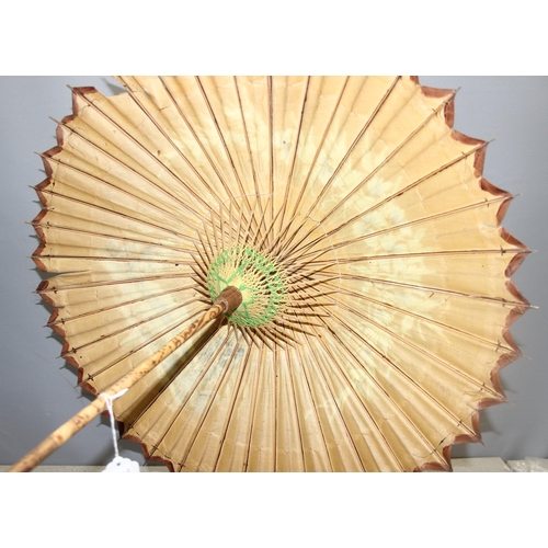 1754 - 2 x vintage Oriental parasols