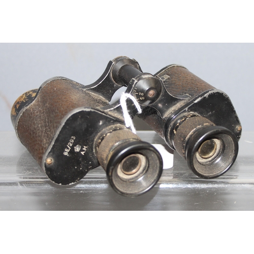 1435 - Pair of Air Ministry binoculars, circa WW2 period