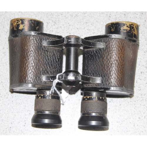 1435 - Pair of Air Ministry binoculars, circa WW2 period