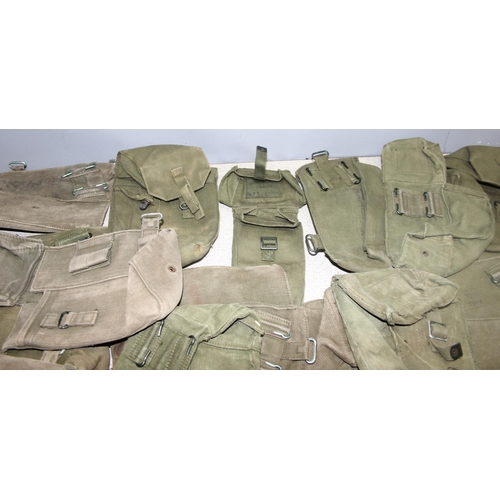 1438 - 18 x 1958 pattern army webbing to incl ammo pouches