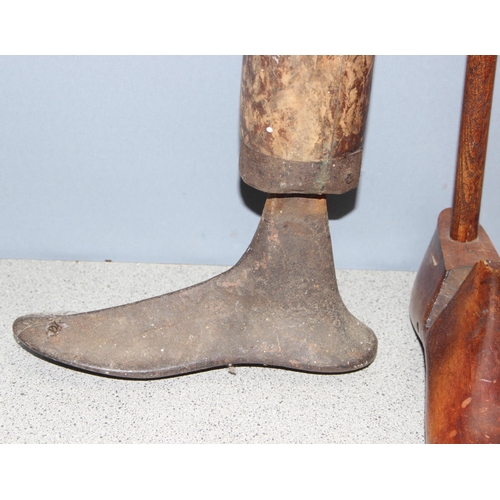 1756 - Qty of woodenware to include shoe-lasts