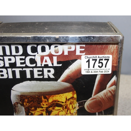 1757 - 2 x vintage bar-top beer advertising lights, to incl Ind Coope Special Bitter and Ind Coope Mild Ale