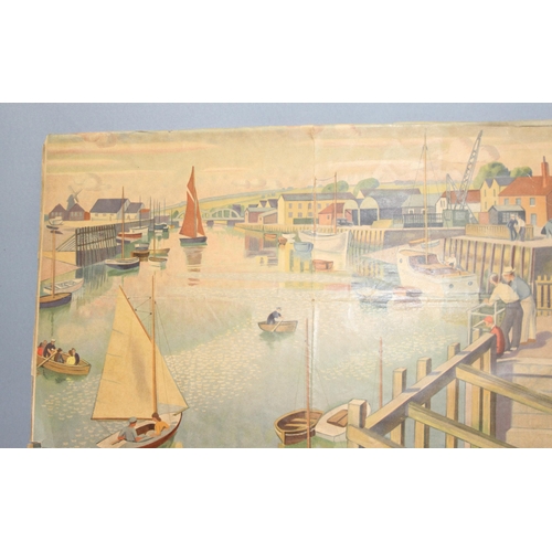 416 - Adrian Allinson ROI (British, 1890 - 1959) 'Littlehampton for Sands & Sunshine', British Railways (S... 