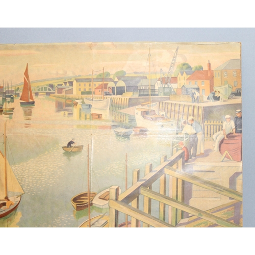 416 - Adrian Allinson ROI (British, 1890 - 1959) 'Littlehampton for Sands & Sunshine', British Railways (S... 