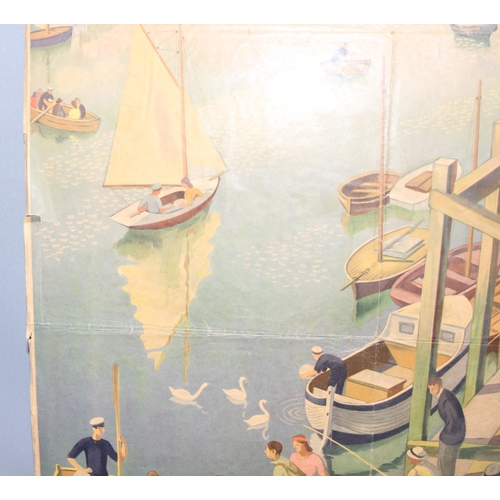 416 - Adrian Allinson ROI (British, 1890 - 1959) 'Littlehampton for Sands & Sunshine', British Railways (S... 