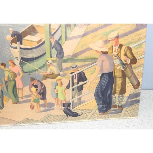 416 - Adrian Allinson ROI (British, 1890 - 1959) 'Littlehampton for Sands & Sunshine', British Railways (S... 