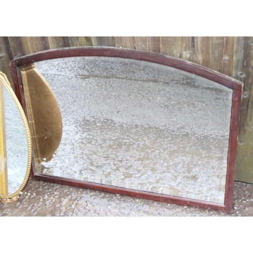 453 - Qty of mirrors, some with gilt frames, largest approx 107 x 41cm