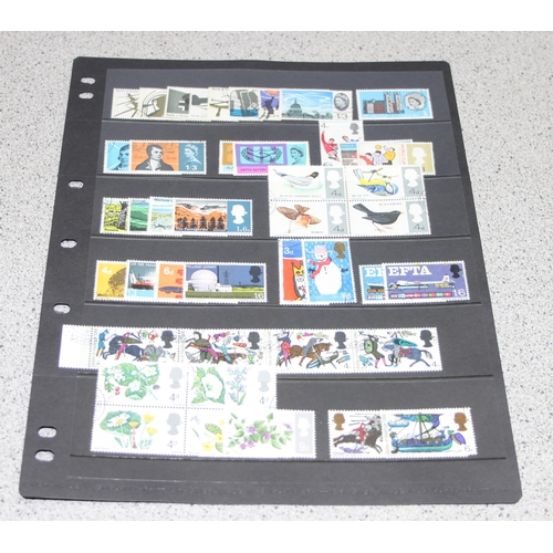 525 - Stamps - GB QE2 Phosphor Commemoratives complete, used 1962/67