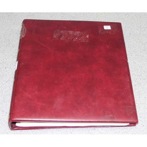 527 - Stamps - New Zealand, used collection on printed leaves