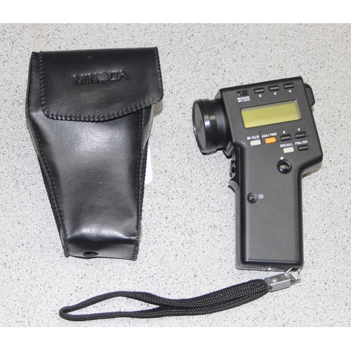 676 - Minolta Spotmeter M light meter in case