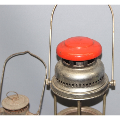 813 - Qty of vintage paraffin lamps to incl Tilley Stormlight, Coleman's Kerosine etc