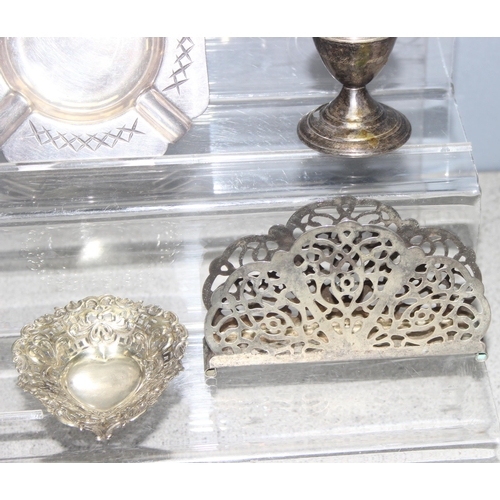 1088 - Qty of antique and later silver-plate and other metal, approx 2.7kg