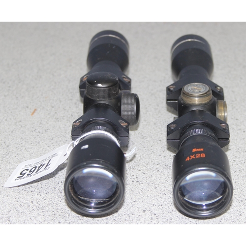 1465 - 2 scopes, both 4 x 28 zoom