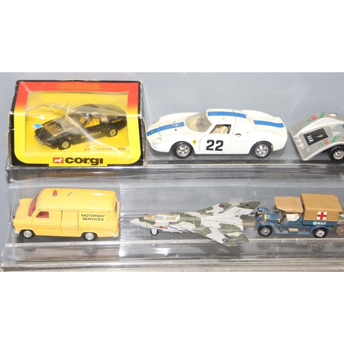 1536 - Qty of vintage and later toy vehicles to incl Nascar Fans 50th Anniversary car in presentation box, ... 