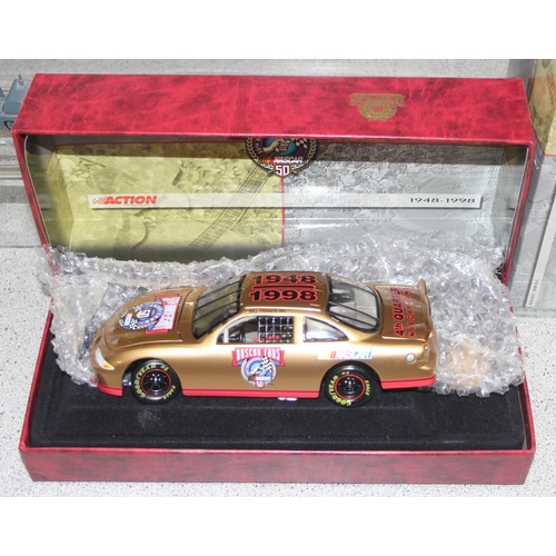 1536 - Qty of vintage and later toy vehicles to incl Nascar Fans 50th Anniversary car in presentation box, ... 