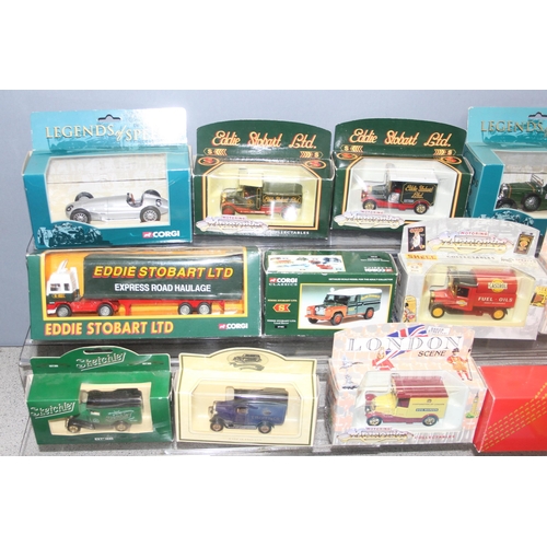 1538 - A large qty of assorted boxed model vehicles to inc Britains & Corgi Legends of Speed