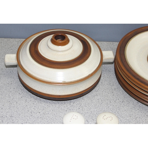 1774 - Retro Denby 'Potters Wheels' part dinner service