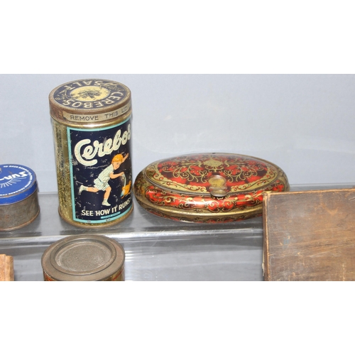 1778 - Qty of vintage and later advertising tins to incl Huntley & Palmers