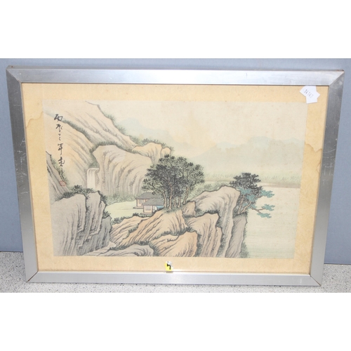 429A - Mix of original artworks and prints to incl: an abstract limited edition print (129/375) of 'Longing... 