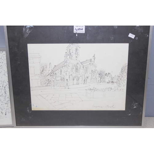 429A - Mix of original artworks and prints to incl: an abstract limited edition print (129/375) of 'Longing... 