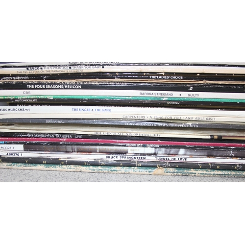 628 - Qty of LP vinyl records to incl Grease, Hot Chocolate, Deacon Blue, Elvis etc