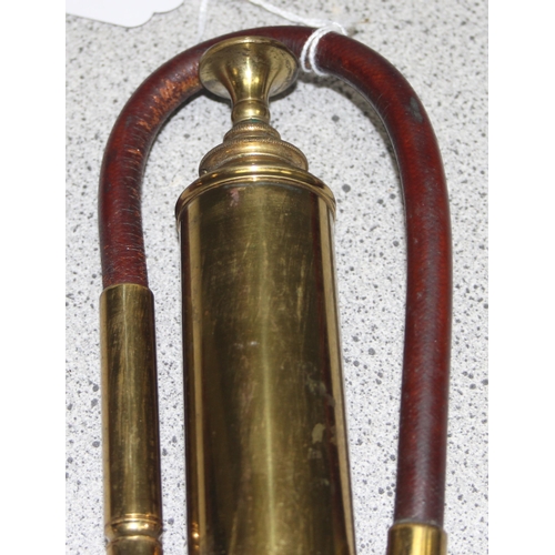 690 - A 19th century S. Maw & Son brass medical pump and attachments in original mahogany case