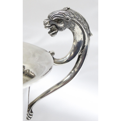 1081 - A large silver trophy bowl, The Stewart Cup, marked for London 1922 by Robert Pringle, approx 508.57... 