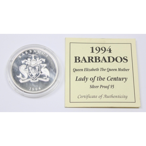 1201 - Barbados 1994 silver proof 