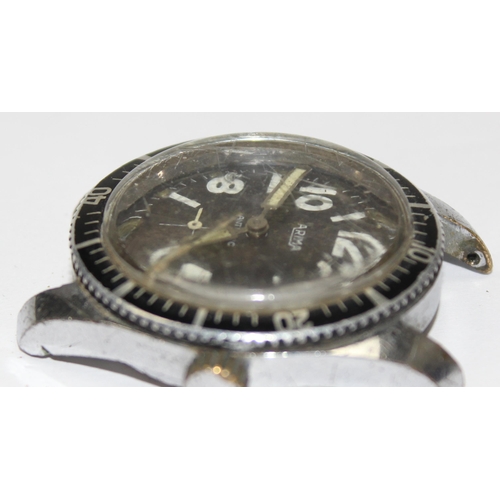 1304 - A vintage Arima divers watch with mechanical movement and a vintage Aurex divers watch (2)