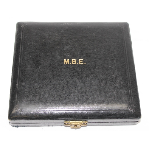 1400 - A pre-1952 period female MBE medal and miniature, in original Royal Mint box