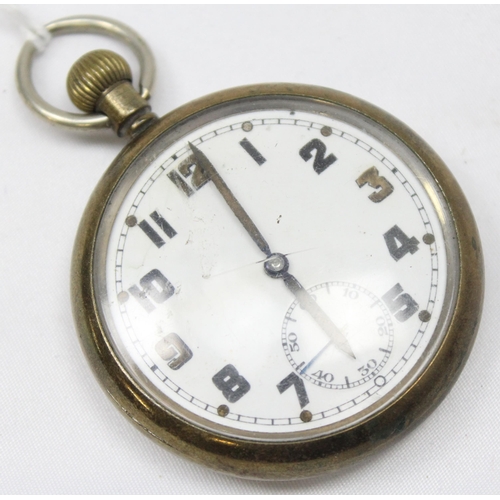 1436 - A c.WW2 GSTP pattern pocket watch