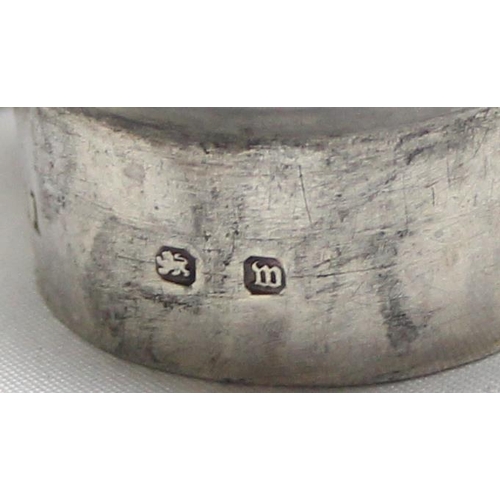 1054 - An antique embossed silver pepper pot, partial hallmarks to lid but XRF confirmed, c.1900, approx 51... 