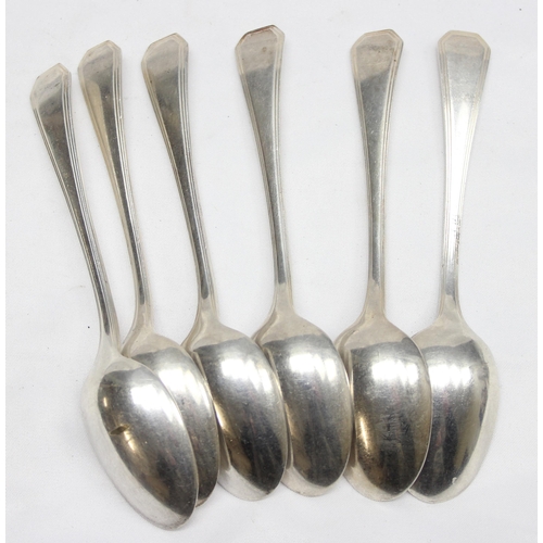 1090 - A set of 6 vintage silver plated Christofle of France tea spoons