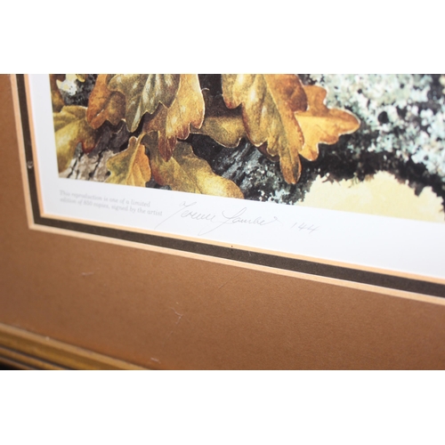 447 - Large framed limited edition print (144/850) titled 'Rare Feast' signed in pencil by the artist Tere... 