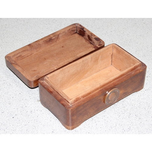 294 - Qty of assorted wooden and other boxes, antique and later to inc a Garrards cufflink box etc