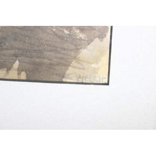 489 - In the manner of Lucy Kemp-Welch (1869-1958), 2 watercolour studies of farmyard scenes, one signed W... 