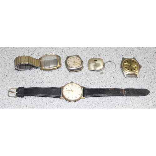 1331 - Qty of assorted vintage and later watches and parts etc