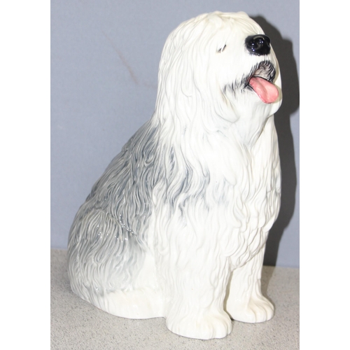 1699L - A large Beswick figure of an Old English Sheep Dog, model 2232, approx 30cm tall