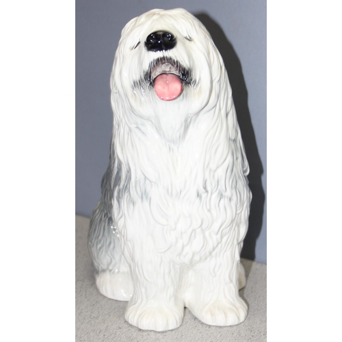 1699L - A large Beswick figure of an Old English Sheep Dog, model 2232, approx 30cm tall