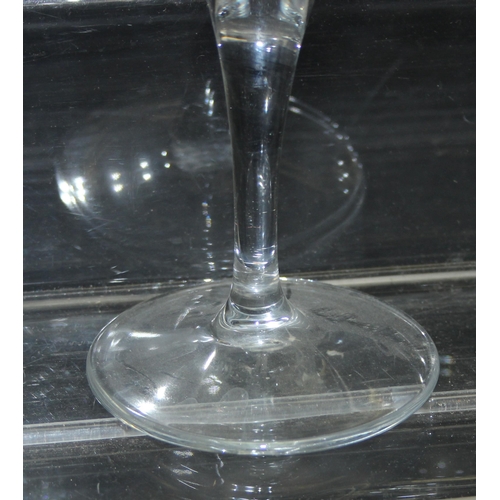 1699R - 6 large conical shaped quality wine glasses, 4 approx 23cm tall, 2 approx 20cm tall, all seemingly u... 