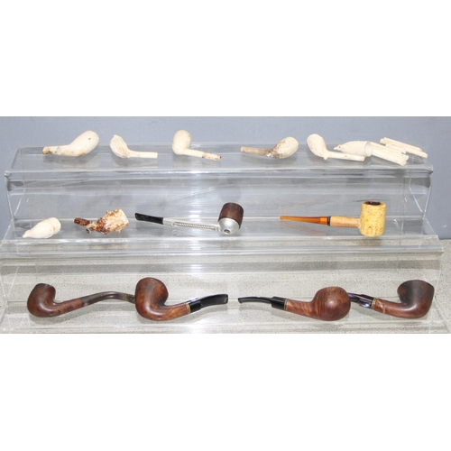 Qty of assorted smoking pipes to inc Missouri Corn Cob, Falcon, DB ...