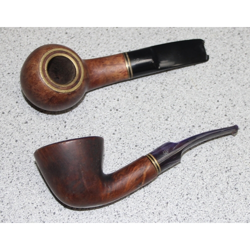 Qty of assorted smoking pipes to inc Missouri Corn Cob, Falcon, DB ...