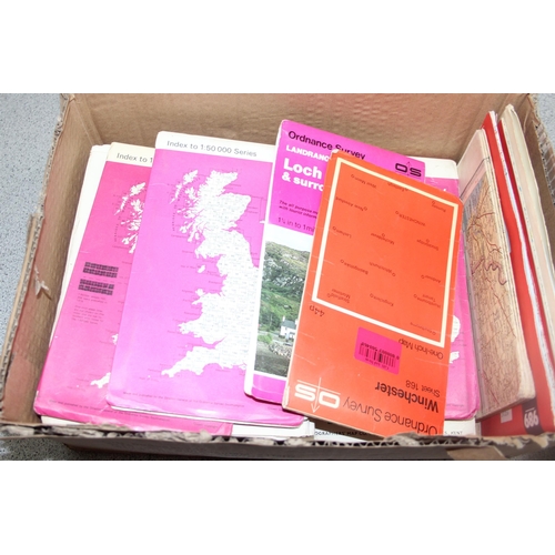 542 - Qty of assorted misc maps etc to inc Bartholomew's and Ordinance Survey etc