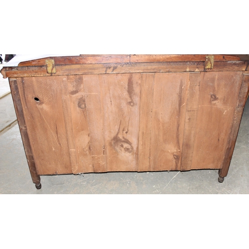 19 - Antique carved mahogany sideboard, approx 148cm wide x 51cm deep x 111cm tall